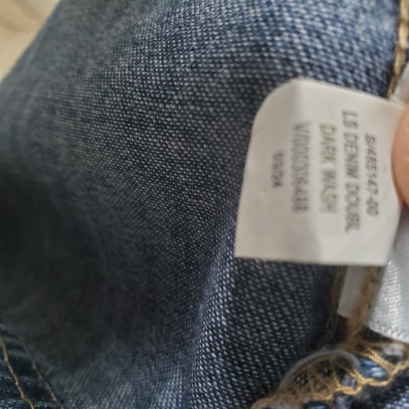 Old Navy Denim Popover Shirt Dress Womens Blue Jean Jumper Shift Size XXL - Picture 6 of 13